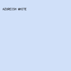D0E0F9 - Azureish White color image preview
