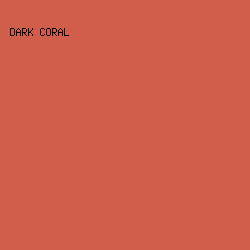 D15D4B - Dark Coral color image preview
