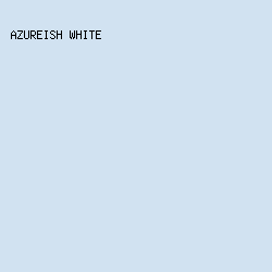 D1E2F1 - Azureish White color image preview