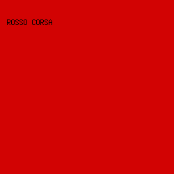D20303 - Rosso Corsa color image preview