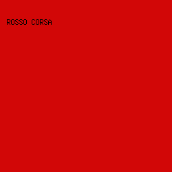 D20707 - Rosso Corsa color image preview