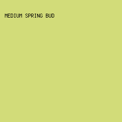 D2DC79 - Medium Spring Bud color image preview