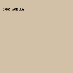 D3C1A7 - Dark Vanilla color image preview