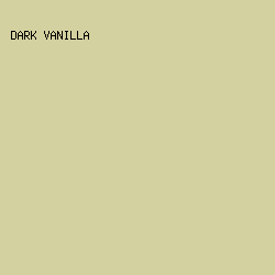 D4D1A0 - Dark Vanilla color image preview