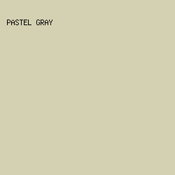 D4D1B3 - Pastel Gray color image preview