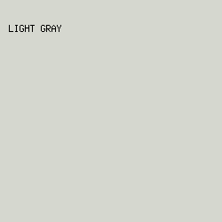 D5D7CF - Light Gray color image preview
