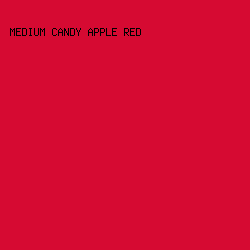 D60A32 - Medium Candy Apple Red color image preview