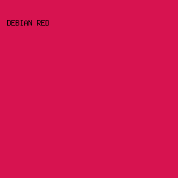 D71350 - Debian Red color image preview