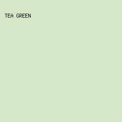 D7E6C7 - Tea Green color image preview