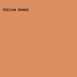 D98F5F - Persian Orange color image preview