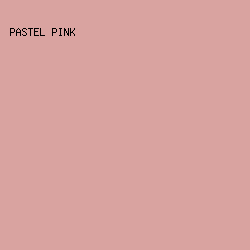 D9A3A0 - Pastel Pink color image preview