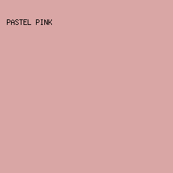 D9A6A5 - Pastel Pink color image preview