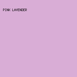 D9ADD6 - Pink Lavender color image preview
