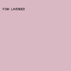 D9B7C3 - Pink Lavender color image preview
