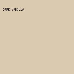 DACBB0 - Dark Vanilla color image preview