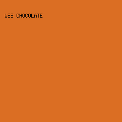 DB6E23 - Web Chocolate color image preview