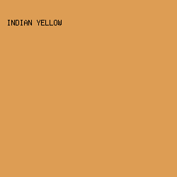 DD9D54 - Indian Yellow color image preview