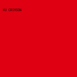 DF0012 - KU Crimson color image preview