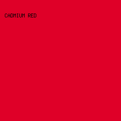 DF0028 - Cadmium Red color image preview