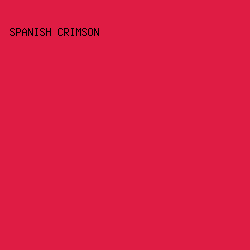 DF1C44 - Spanish Crimson color image preview