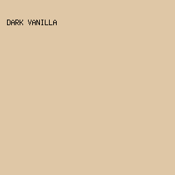 DFC7A6 - Dark Vanilla color image preview