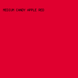 E0002F - Medium Candy Apple Red color image preview