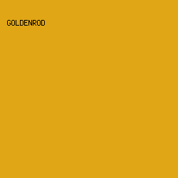 E0A616 - Goldenrod color image preview