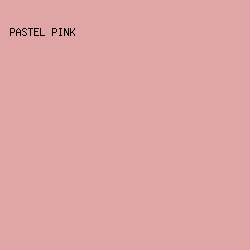 E0A6A6 - Pastel Pink color image preview