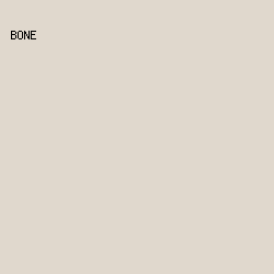 E0D8CD - Bone color image preview