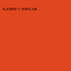 E1471E - Plochere's Vermilion color image preview