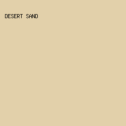 E2D0AA - Desert Sand color image preview