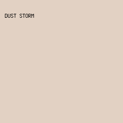 E2D1C3 - Dust Storm color image preview