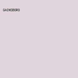 E2D5DB - Gainsboro color image preview