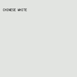 E2E4E1 - Chinese White color image preview