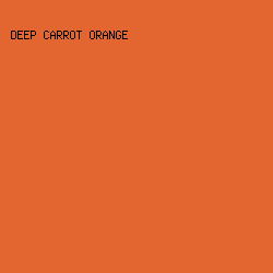 E3652F - Deep Carrot Orange color image preview