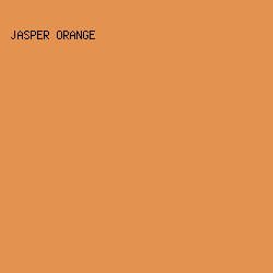 E4924F - Jasper Orange color image preview