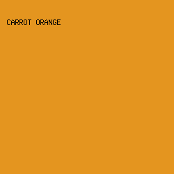 E4951F - Carrot Orange color image preview