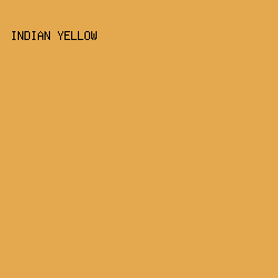 E4A94F - Indian Yellow color image preview
