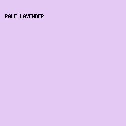 E4C9F4 - Pale Lavender color image preview