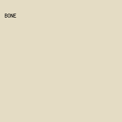 E4DCC4 - Bone color image preview