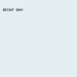 E4EFF1 - Bright Gray color image preview