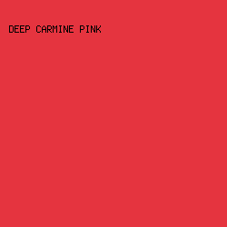 E5343F - Deep Carmine Pink color image preview