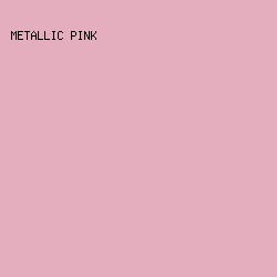 E5AEBF - Metallic Pink color image preview