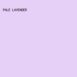 E6D0F7 - Pale Lavender color image preview