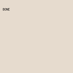 E6DBCE - Bone color image preview