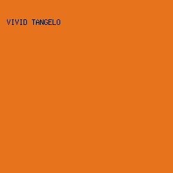 E7741D - Vivid Tangelo color image preview
