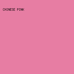 E77DA3 - Chinese Pink color image preview