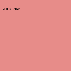 E78C89 - Ruddy Pink color image preview