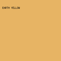 E7B464 - Earth Yellow color image preview