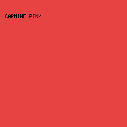 E84343 - Carmine Pink color image preview